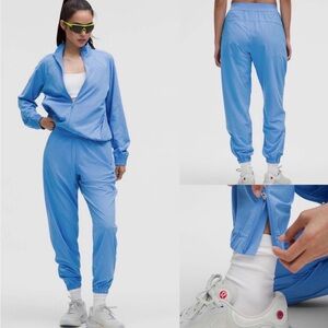Lululemon Adapted State Perforated High Rise Joggers in Pool Party-NWT